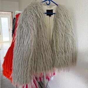 Zara ZW Special Collection – Faux Fur Shaggy Jacket
